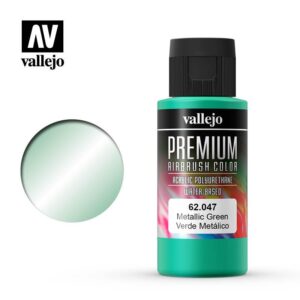 Vallejo    AV Vallejo Premium Color - 60ml - Metallic Green - VAL62047 - 8429551620475