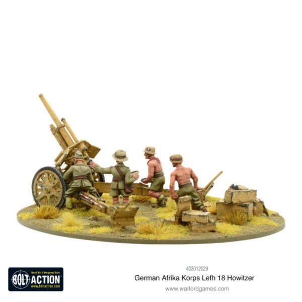 Warlord Games Bolt Action   Afrika Korps LeFH 18 10.5cm medium artillery - 403012029 - 5060572502161