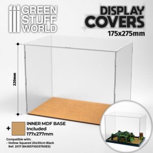 Green Stuff World    Acrylic Display Covers 175x275mm (22cm high) - 8435646506975ES - 8435646506975