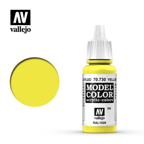 Vallejo    Model Color: Fluorescent Yellow - VAL730 - 8429551707305