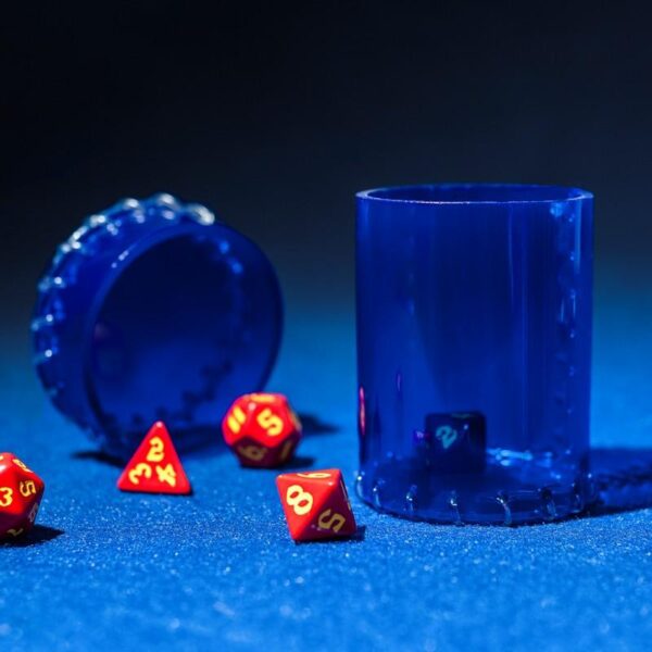 Q-Workshop    Age of Plastic Blue Dice Cup (PVC) - CAOP144 - 5907699495627