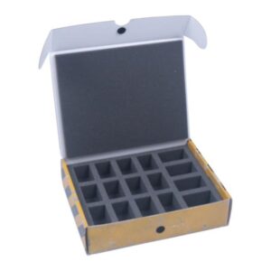 Safe and Sound    Half-size small box for 16 miniatures on 32mm bases - SAFE-HSS-16M - 5907222526682