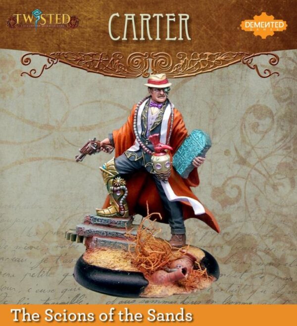 Demented Games Twisted: A Steampunk Skirmish Game   Carter (Resin) - RER001 -