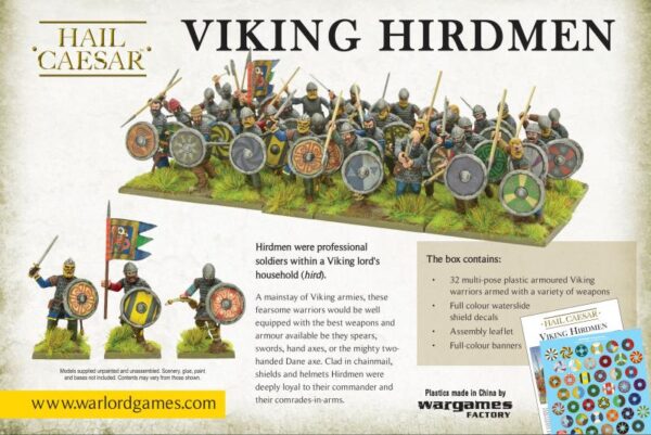 Warlord Games Hail Caesar   Viking Hirdmen - 102013101 - 5060393706175