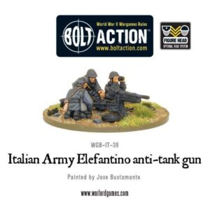 Warlord Games Bolt Action   Italian Army 47mm Elefantino anti-tank gun - WGB-II-39 -