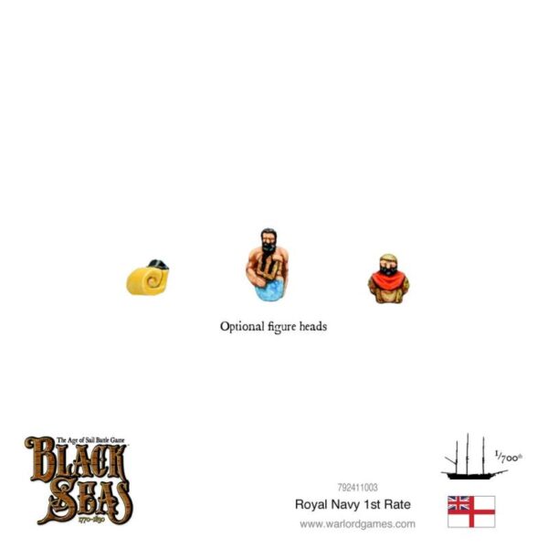 Warlord Games Black Seas   Black Seas: Royal Navy 1st Rate - 792411003 - 5060572505742