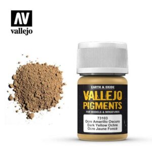 Vallejo    Vallejo Pigment - Dark Yellow Ocre - VAL73103 - 8429551731034