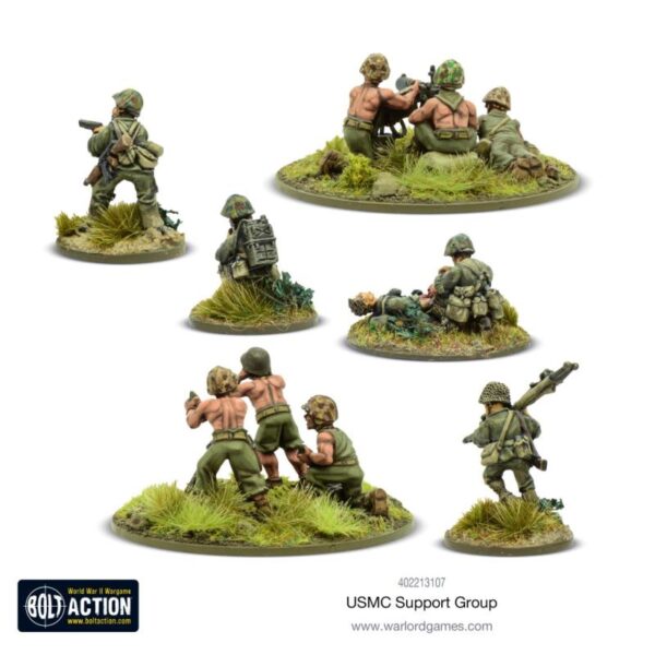 Warlord Games Bolt Action   USMC support group - 402213107 - 5060572506886