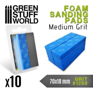 Green Stuff World    Foam Sanding Pads 1200 grit - 8435646502731ES - 8435646502731