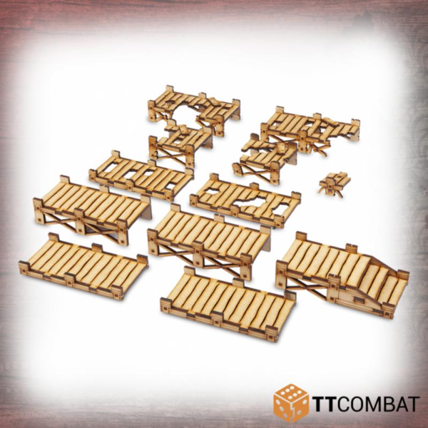 TTCombat    Wooden Jetties - TTSCW-SOV-137 - 5060570134937