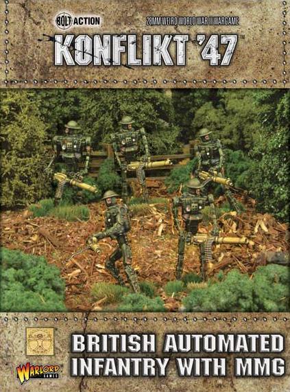 Warlord Games Konflikt '47   British Automated Infantry with MMG - 452410605 - 5060393704836