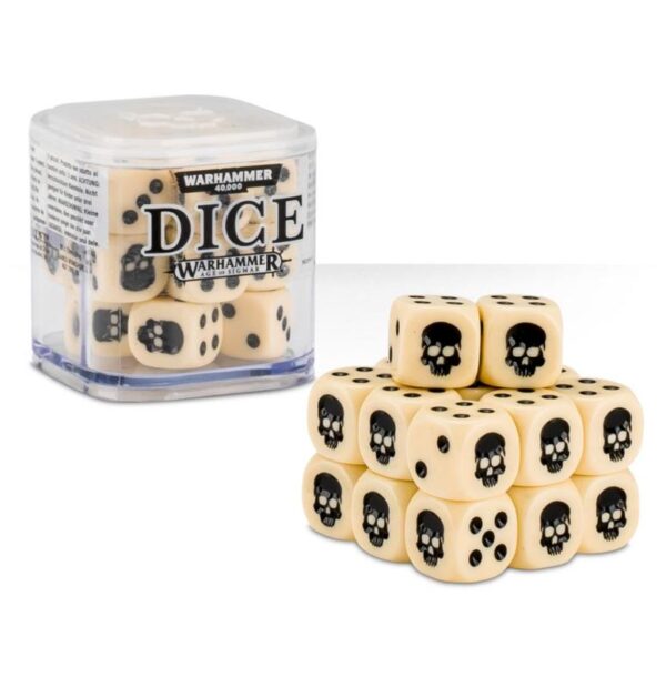 Games Workshop (Direct)    Citadel Dice Cube - Bone - 99229999149 - 5011921068203Bn