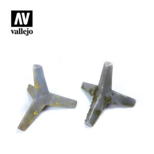 Vallejo    Vallejo Scenics - 1:35 Trident Anti-Tank Obstacle - VALSC220 - 8429551984904