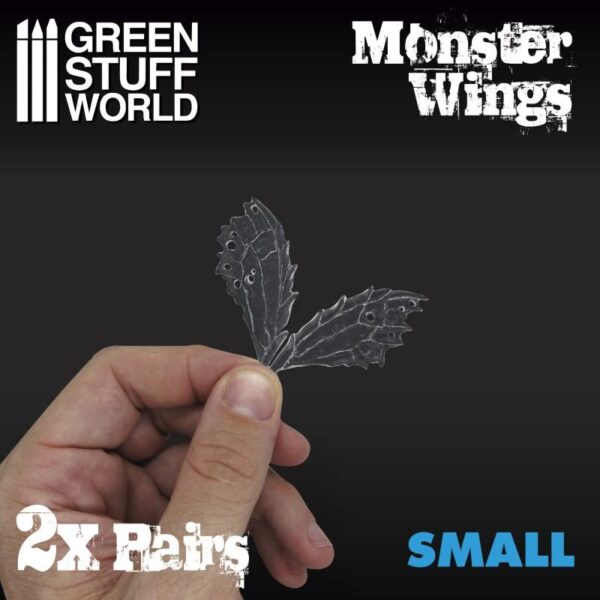Green Stuff World    2x Resin Monster Wings - Small - 8436574504774ES - 8436574504774