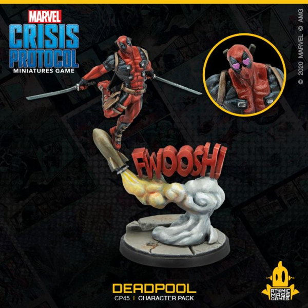 Atomic Mass Marvel Crisis Protocol   Marvel Crisis Protocol: Deadpool & Bob, Agent of Hydra - CP45 - 841333111205