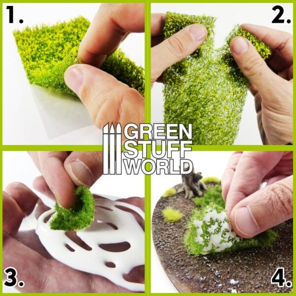 Green Stuff World    Grass Mat Cutouts - Yellow Flower Field - 8436574508406ES - 8436574508406