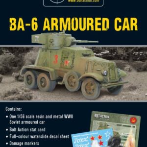 Warlord Games Bolt Action   Russian BA-6 Armoured Car - 402414001 - 5060393701378