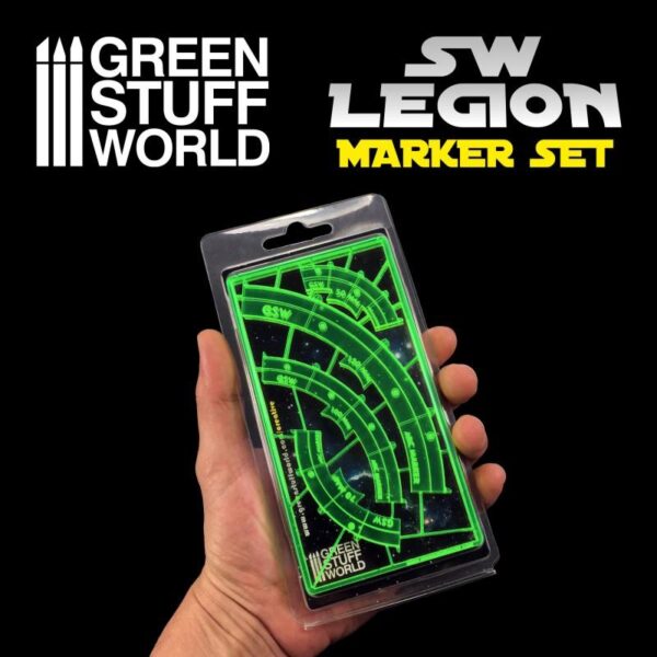 Green Stuff World Star Wars: Legion   Star Wars Legion: GREEN FLUOR Line of Fire Markers - 8435646502359ES - 8435646502359