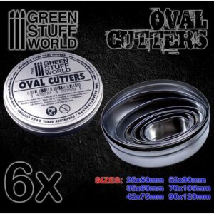 Green Stuff World    Oval Cutters for Bases - 8436574503579ES - 8436574503579