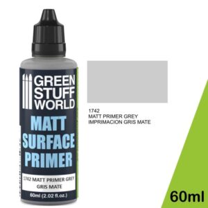 Green Stuff World    Matt Surface Primer 60ml - Grey - 8436574501018ES - 8436574501018