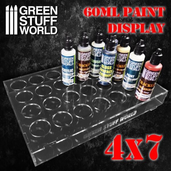 Green Stuff World    Auxiliary Paint Display 60ml (4x7) - 8436574503821ES - 8436574503821