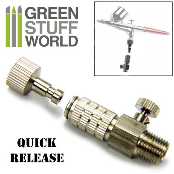Green Stuff World    QuickRelease Adaptor with Air Flow Control 1/8 - 8436554369324ES - 8436554369324