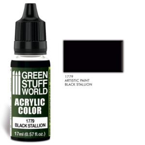 Green Stuff World    Acrylic Color BLACK STALLION - 8436574501384ES - 8436574501384