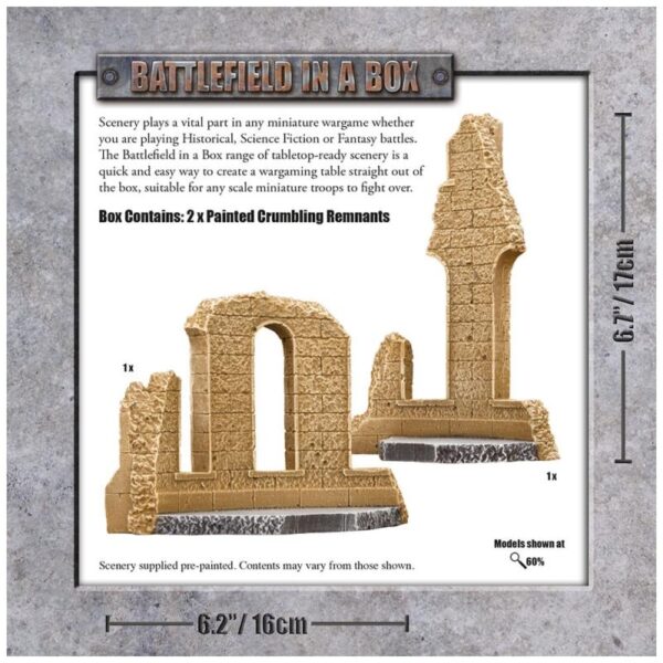 Gale Force Nine    Gothic Battlefields - Crumbling Remnants - Sandstone - BB616 - 9420020248953