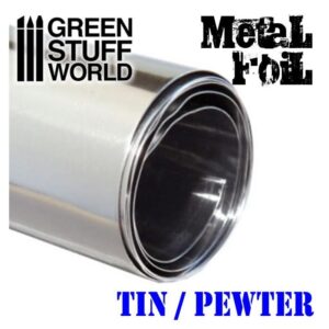 Green Stuff World    Flexible Metal Foil - TIN / PEWTER - 8436554367450ES - 8436554367450