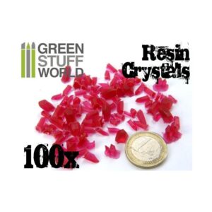 Green Stuff World    RED Resin Crystals - 8436554362813ES - 8436554362813