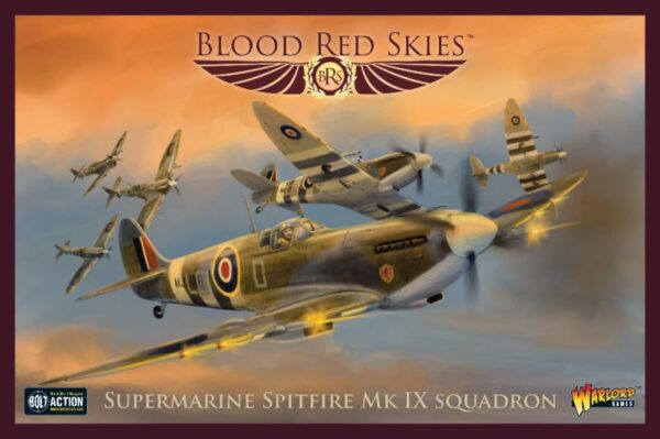 Warlord Games Blood Red Skies   Blood Red Skies: Supermarine Spitfire Mk IX Squadron - 772212004 - 5060572502567