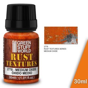 Green Stuff World    Rust Textures - MEDIUM OXIDE RUST 30ml - 8435646501383ES - 8435646501383