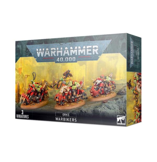 Games Workshop Warhammer 40,000   Ork Warbiker Mob - 99120103096 - 5011921157020