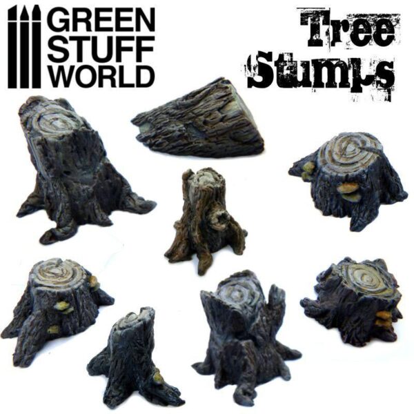 Green Stuff World    Tree Stumps - 8436574500387ES - 8436574500387