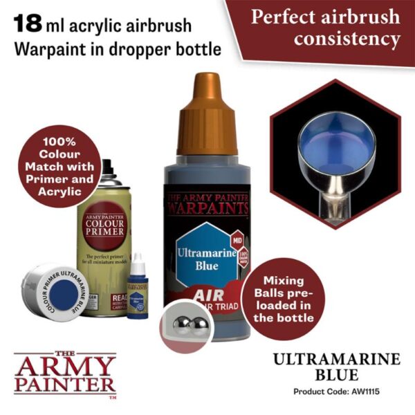The Army Painter    Warpaint Air: Ultramarine Blue - APAW1115 - 5713799111585