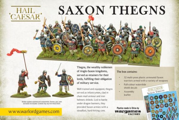 Warlord Games Hail Caesar   Saxon Thegns - 102013002 - 5060393704959