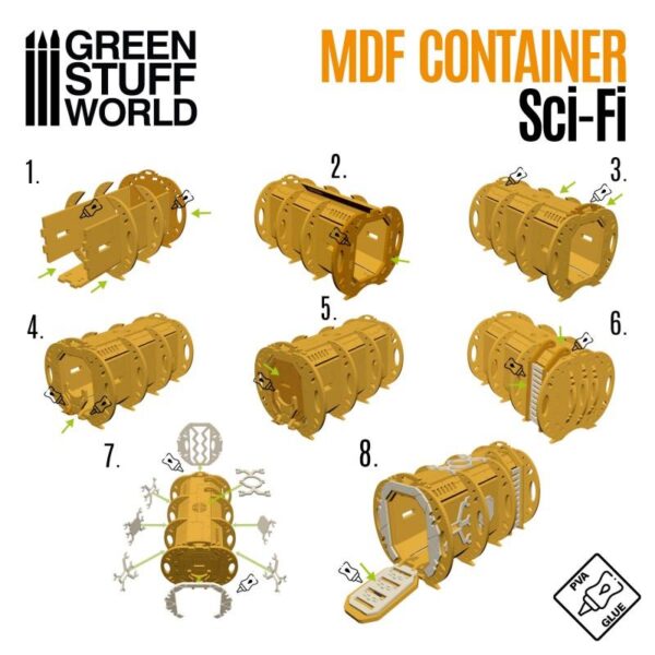 Green Stuff World    SciFi Container Pod - 8436574508192ES - 8436574508192