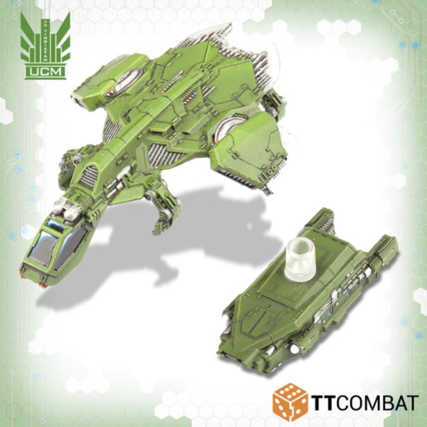 TTCombat Dropzone Commander   Titania Raven Light Dropships - TTDZR-UCM-006 - 5060570137761
