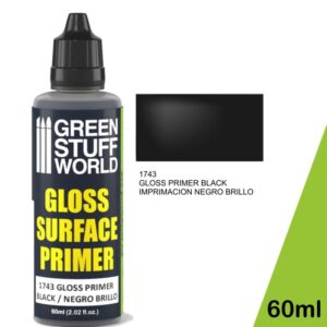 Green Stuff World    Gloss Surface Primer 60ml - Black - 8436574501025ES - 8436574501025