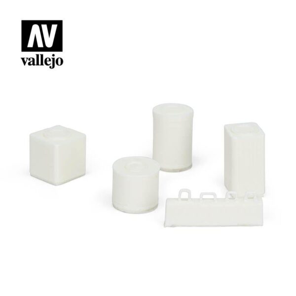 Vallejo    Vallejo Scenics - 1:35 WWII German Food Containers - VALSC224 - 8429551984942