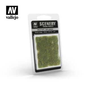 Vallejo    AV Vallejo Scenery - Wild Tuft - Dry Green, XL: 12mm - VALSC424 - 8429551986229