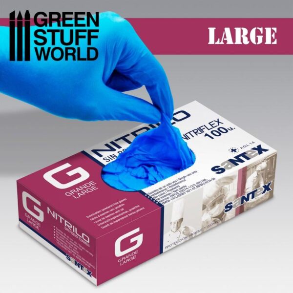 Green Stuff World    Nitrile Gloves - Large - 8437001266920ES - 8437001266920