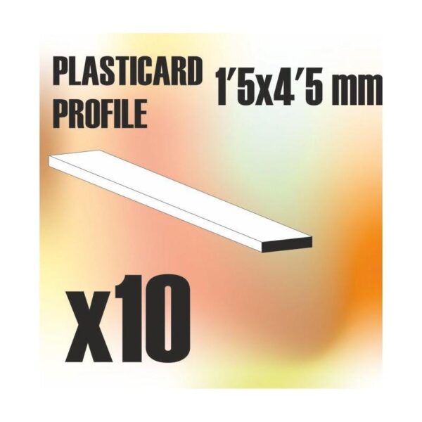 Green Stuff World    ABS Plasticard - Profile PLAIN 4.5mm - 8436554366224ES - 8436554366224