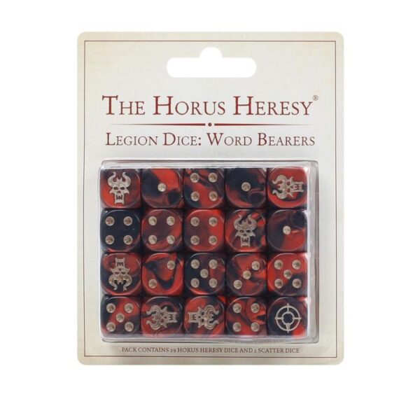 Games Workshop (Direct) The Horus Heresy   Legion Dice – Word Bearers - 99223099017 - 5011921136285