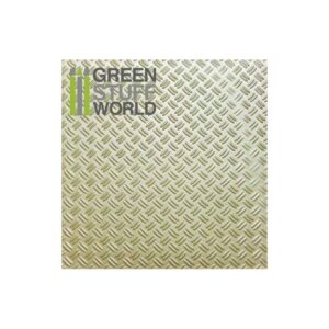 Green Stuff World    ABS Plasticard - Thread  DOUBLE DIAMOND Textured Sheet - A4 - 8436554361014ES - 8436554361014