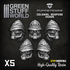 Green Stuff World    Colonial Reapers Heads - 5904873422530ES - 5904873422530