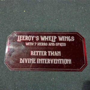 TTCombat    Sign C (Leeroy's Whelp Wings) with stand - SFU022 -