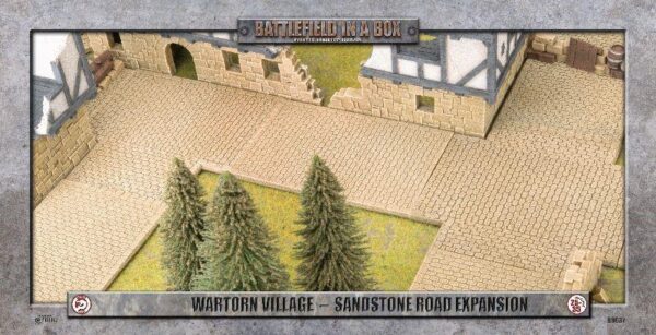 Gale Force Nine    Wartorn Village: Cobblestone Road Expansion - Sandstone - BB637 - 9420020257108
