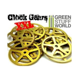 Green Stuff World    Real Vintage CLOCK WHEELS XXL - antique brass - 8436554366859ES - 8436554366859