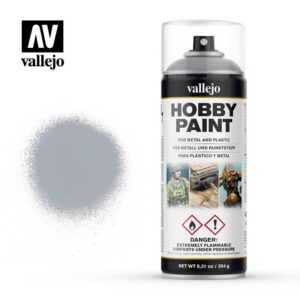 Vallejo    AV Spray Primer: Fantasy Color - Silver 400ml - VAL28021 - 8429551280211